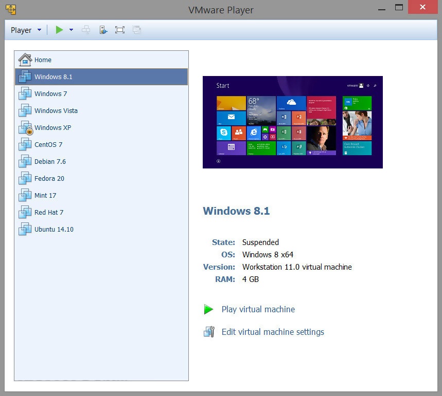 vmware workstation player download for windows 10