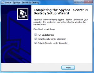 spybot search and destroy win 7