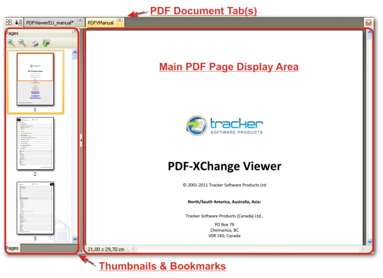tracker software pdf xchange