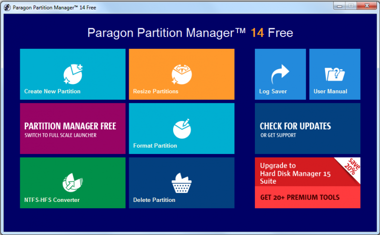download paragon partition manager free
