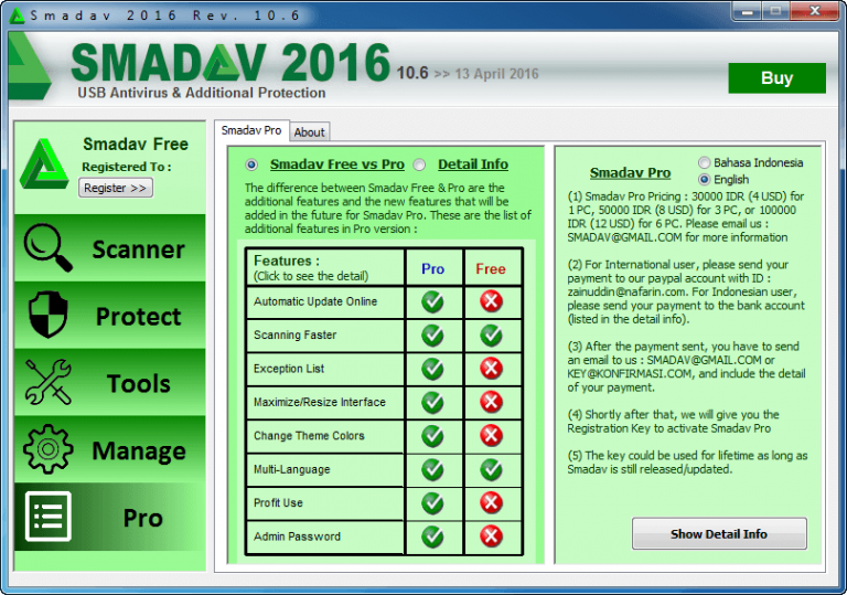 smadav 2016 versio 11.0.4 free smadav pro registration