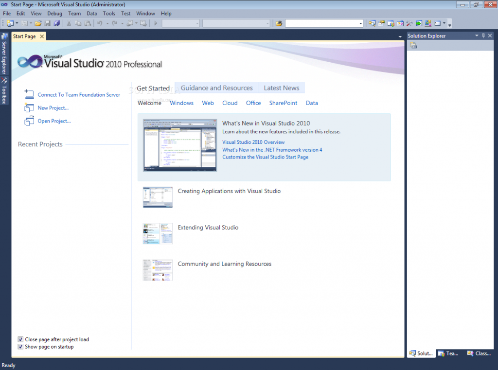 visual studio 2010 microsoft download