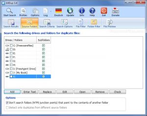 download the new version AllDup 4.5.50