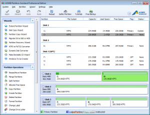 aomei partition assistant standard free