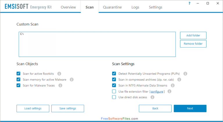 instal the last version for android Emsisoft Emergency Kit